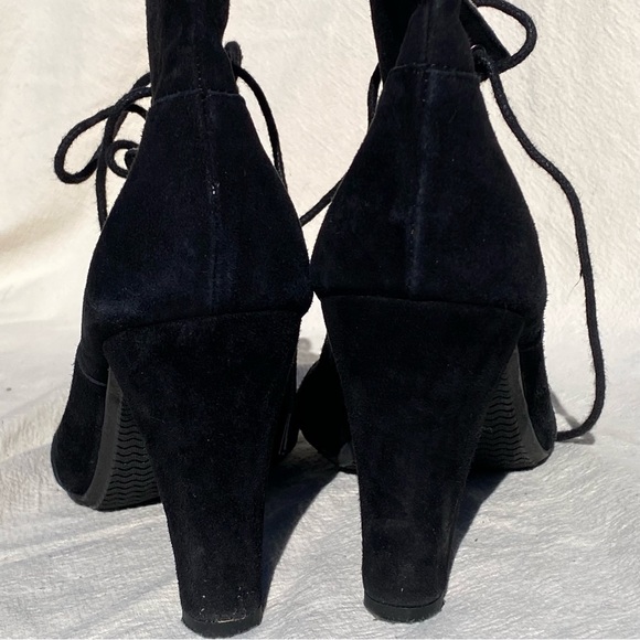 Eric Micheal Suede Lace up Booties - Picture 7 of 13